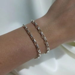 Pulsera Rolo Modelo N�8: Cuadrado