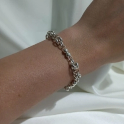 Pulsera Rolo Modelo N�14: Puntos peruanos + bolitas