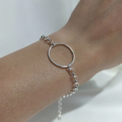 Pulsera Rolo Modelo N�37: Arandela Grande