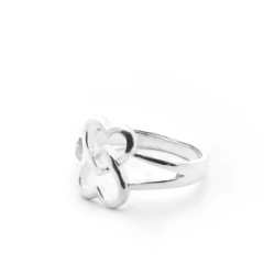 Anillo Coraz�n doble - Modelo N� 1
