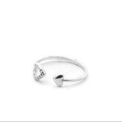 Anillo Coraz�n doble -Modelo N� 11