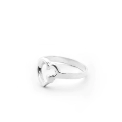Anillo Coraz�n doble - Modelo N� 17