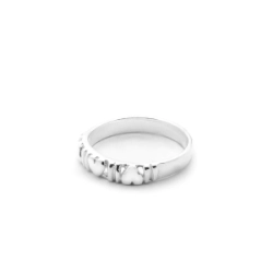Anillo Coraz�n triple - Modelo N� 2