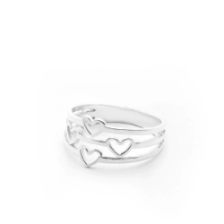 Anillo Cuatro corazones - Modelo N� 1