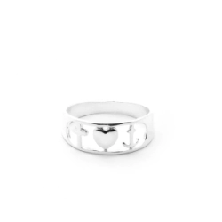 Anillo Coraz�n - Ancla - Cruz