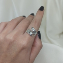 Anillo Hoja - Modelo N� 5