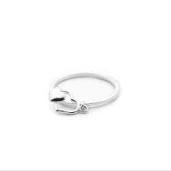 Anillo Coraz�n colgante -  Modelo N� 1