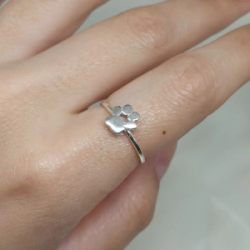 Anillo Huella de perro