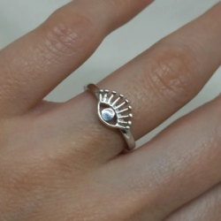Anillo "Ojo Turco" Modelo N� 1