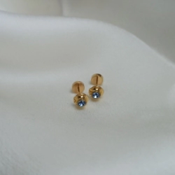 Abridor Strass - Agua Marina - Mediana