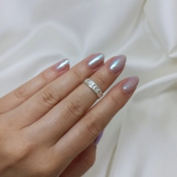 Anillo Falange - Luna y estrellas