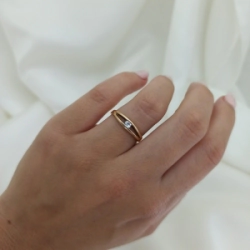 Anillo solitario - Modelo N� 3
