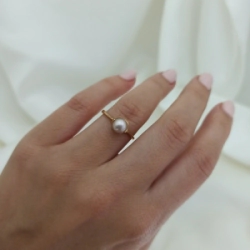 Anillo solitario - Modelo N� 6