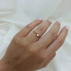 Anillo solitario - Modelo N� 8