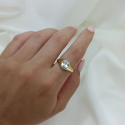 Anillo solitario - Modelo N� 17