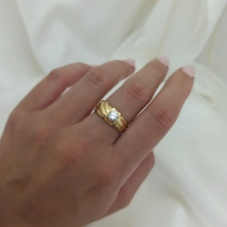 Anillo solitario - Modelo N� 35