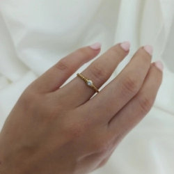 Anillo solitario - Modelo N� 47
