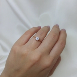 Anillo solitario - Modelo N� 48