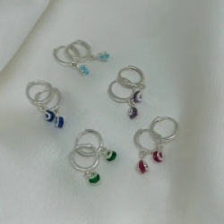 Aros cierre huggies + dije - Modelo N� 14