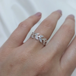 Anillo hojita - Modelo N� 03
