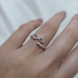 Anillo doble infinito - Modelo N� 04
