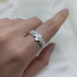 Anillo flores - Modelo N� 17
