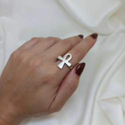 Anillo Cruz egipcia - Modelo N� 3