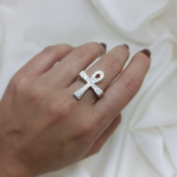 Anillo Cruz egipcia - Modelo N� 4
