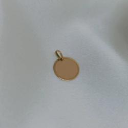 Dije medalla para grabar - Modelo N� 12