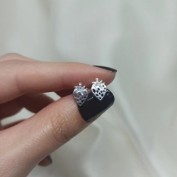 Aros pasantes frutilla -  Modelo N� 42