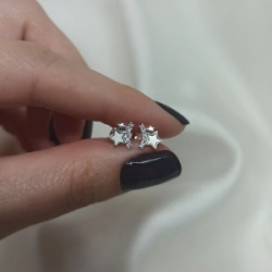 Aros pasantes estrellas -  Modelo N� 48