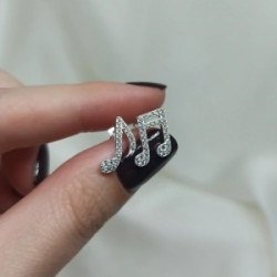 Aros pasantes clave de sol y corchea -  Modelo N� 62