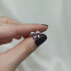 Aros pasantes honguitos  -  Modelo N� 66