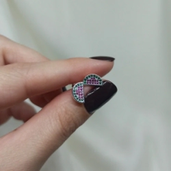 Aros pasantes sandia  -  Modelo N� 70