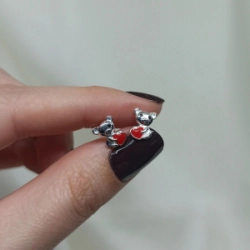 Aros pasantes osito  -  Modelo N� 71
