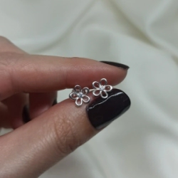 Aros pasantes flor -  Modelo N� 97