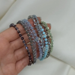Pulsera cristal - colores varios N� 2