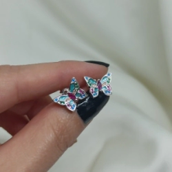 Aros pasantes mariposa -  Modelo N� 53