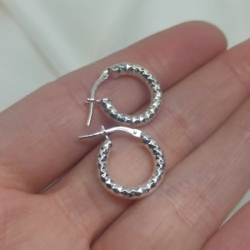 Aros lisos livianos con cierre italiano - Modelo N� 37