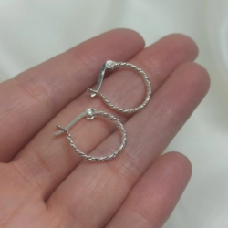 Aros lisos livianos con cierre italiano - Modelo N� 39