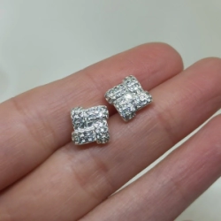 Aros pasantes micropiedra - Modelo N� 47