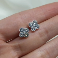 Aros pasantes micropiedra - Modelo N� 50