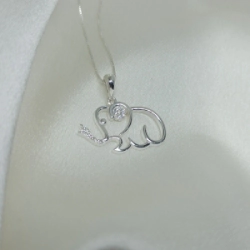 Dije micropiedra elefante - Modelo N� 03
