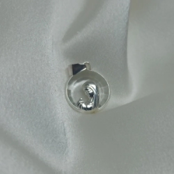 Dije Virgen Ni�a - Cristal - 17 mm - Modelo N� 3