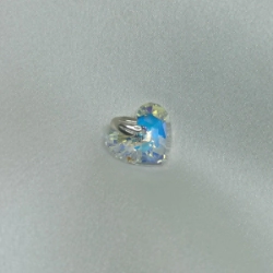 Dije Coraz�n Cristal - Boreal Blue