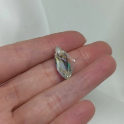 Dije Gota irregular Cristal  - Boreal Blue