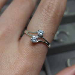 Anillo medio cintillo - Modelo N� 01