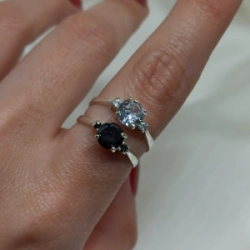 Anillo medio cintillo - Modelo N� 03