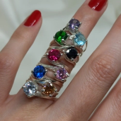 Anillo medio cintillo - Modelo N� 04