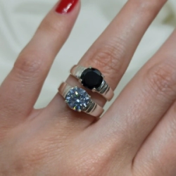 Anillo medio cintillo - Modelo N� 05